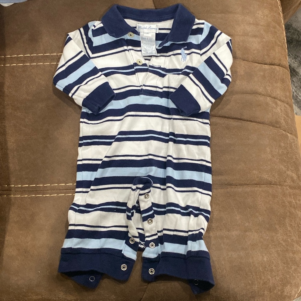 Baby Boys Polo Romper